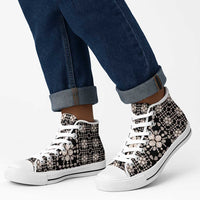 Aloha Hawaii Shell Quilt High Top Shoes Seamless Style - Polynesian Pride