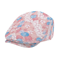 Anthurium Plumeria Lei Pastel Jeff Hat Pink Hawaiian Splendid Palaka LT01 - Polynesian Pride