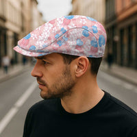 Anthurium Plumeria Lei Pastel Jeff Hat Pink Hawaiian Splendid Palaka LT01 - Polynesian Pride