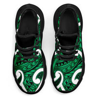 Aotearoa Maori Kowhaiwhai Clunky Sneakers Kakariki Puhoro and Patiki LT9 - Polynesian Pride