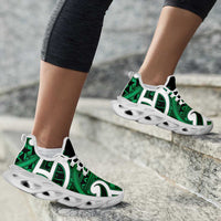 Aotearoa Maori Kowhaiwhai Clunky Sneakers Kakariki Puhoro and Patiki LT9 - Polynesian Pride