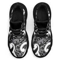 Aotearoa Maori Kowhaiwhai Clunky Sneakers Kiwikiwi Puhoro and Patiki LT9 - Polynesian Pride