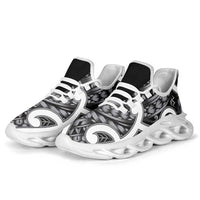 Aotearoa Maori Kowhaiwhai Clunky Sneakers Kiwikiwi Puhoro and Patiki LT9 - Polynesian Pride