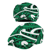 Aotearoa Maori Kowhaiwhai Jeff Hat Kakariki Puhoro and Patiki LT9 - Polynesian Pride