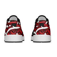 Aotearoa Maori Kowhaiwhai Low Sneakers Whero Puhoro and Patiki LT9 - Polynesian Pride