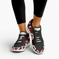 Aotearoa Maori Kowhaiwhai Low Sneakers Whero Puhoro and Patiki LT9 - Polynesian Pride
