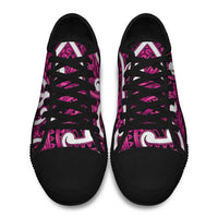 Aotearoa Maori Kowhaiwhai Low Top Shoes Mawhero Puhoro and Patiki LT9 - Polynesian Pride