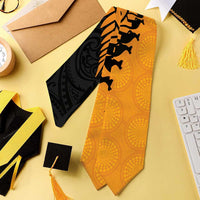 Australia New Zealand Rugby Graduation Stole Gold Aboriginal Wallabies and Maori Black Fern LT9 - Polynesian Pride