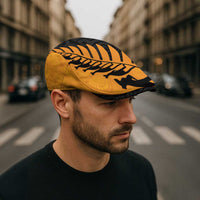 Australia New Zealand Rugby Jeff Hat Gold Aboriginal Wallabies and Maori Black Fern - Polynesian Pride