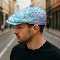 Baby Blue Gradient Polynesia Jeff Hat Hawaiian Tribal Hammerhead Shark Tattoo - Polynesian Pride