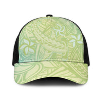 Baby Green Gradient Polynesia Baseball Net Cap Hawaiian Tribal Hammerhead Shark Tattoo LT14 One Size Black Baby Green - Polynesian Pride