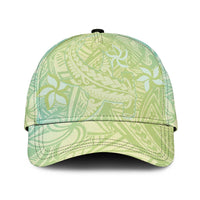 Baby Green Gradient Polynesia Classic Cap Hawaiian Tribal Hammerhead Shark Tattoo LT14 Universal Fit Baby Green - Polynesian Pride
