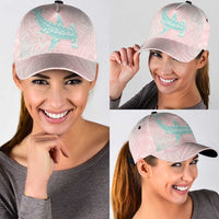 Baby Pink Gradient Polynesia Classic Cap Hawaiian Tribal Hammerhead Shark Tattoo LT14 - Polynesian Pride
