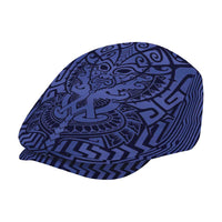 Basketball New Zealand Jeff Hat Blue Maori Ta Moko Indigenous - Polynesian Pride