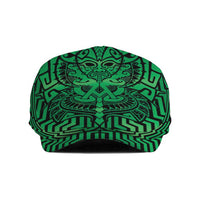 Basketball New Zealand Jeff Hat Green Maori Ta Moko Indigenous - Polynesian Pride