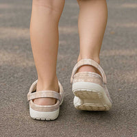 Beige Palaka Quilt Hawaii Clogs Shoes Traditional Hawaii-plaid Pattern LT14 - Polynesian Pride