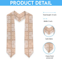 Beige Palaka Quilt Hawaii Graduation Stole Traditional Hawaii-plaid Pattern LT14 - Polynesian Pride
