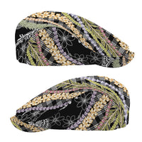 Black Palaka Hawaii Leis Jeff Hat Hawaiian-plaid Elegant Tropical Vibes - Polynesian Pride