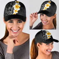 Black Tropical Plumeria With Galaxy Polynesian Art Classic Cap LT14 - Polynesian Pride