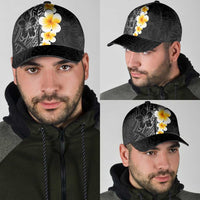 Black Tropical Plumeria With Galaxy Polynesian Art Classic Cap LT14 - Polynesian Pride