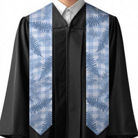 Blue Palaka Hawaii Palapalai Graduation Stole Hawaiian Fern LT14 - Polynesian Pride