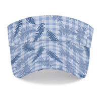 Blue Palaka Hawaii Palapalai Sun Visor Cap Hawaiian Fern LT14 - Polynesian Pride