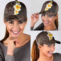 Brown Polynesia Classic Cap Plumeria Tropical Leaves With Galaxy Polynesian Art LT14 - Polynesian Pride