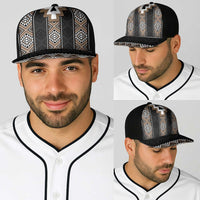 Brown Taniko Aotearoa Baseball Net Cap Niho Taniwha Mix Poutama LT14 - Polynesian Pride