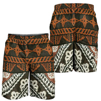 Bula Fiji Tapa Shorts for Men Fijian Masi Vintage Vibes LT14 - Polynesian Pride