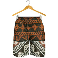 Bula Fiji Tapa Shorts for Men Fijian Masi Vintage Vibes LT14 - Polynesian Pride