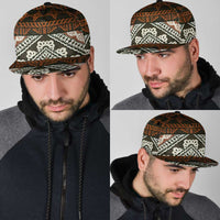 Bula Fiji Tapa Snapback Cap Fijian Masi Vintage Vibes - Polynesian Pride