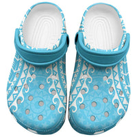 Cook Islands Mauke Clogs Shoes Polynesian Tribal Tattoo