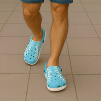 Cook Islands Mauke Clogs Shoes Polynesian Tribal Tattoo