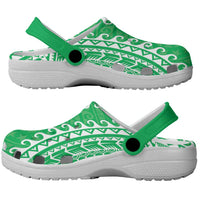 Cook Islands Mitiaro Clogs Shoes Polynesian Tribal Tattoo LT05 - Polynesian Pride