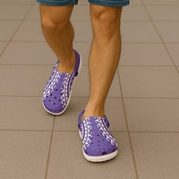 Cook Islands Rarotonga Clogs Shoes Polynesian Tribal Tattoo