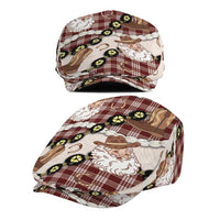 Cowboy Hawaii Mele Kalikimaka Jeff Hat Paniolo Kukui Nut Pikake Lei Burgundy Version - Polynesian Pride