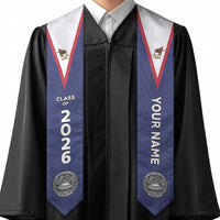 Custom American Samoa Graduation Stole Polynesian Pattern LT05 - Polynesian Pride
