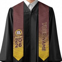 Custom American Samoa Graduation Stole Tafuna High School Polynesian Pattern LT05 - Polynesian Pride