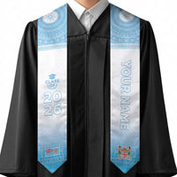 Custom Fiji Graduation Stole Fijian Tapa Pattern LT05 - Polynesian Pride