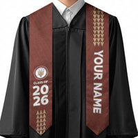 Custom Hawaii Castle High School Graduation Stole Kakau Pattern LT05 - Polynesian Pride
