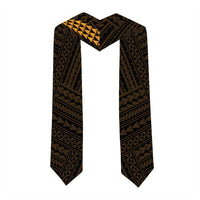Custom Hawaii James Campbell High School Graduation Stole Kakau Pattern LT05 - Polynesian Pride
