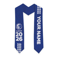 Custom Hawaii Kailua High School Graduation Stole Kakau Pattern LT05 - Polynesian Pride