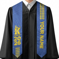 Custom Hawaii Kaiser High School Graduation Stole Kakau Pattern LT05 - Polynesian Pride