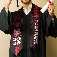 Custom Hawaii Kalani High School Graduation Stole Kakau Pattern LT05 - Polynesian Pride
