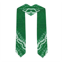 Custom Hawaii Konawaena High School Graduation Stole Tapa Pattern With Leis LT05 - Polynesian Pride