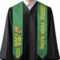 Custom Hawaii Leilehua High School Graduation Stole Kakau Pattern LT05 - Polynesian Pride