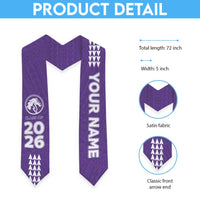Custom Hawaii Pearl City High School Graduation Stole Kakau Pattern LT05 - Polynesian Pride