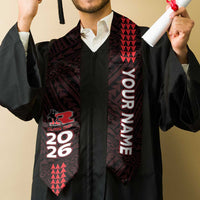 Custom Hawaii Roosevelt High School Graduation Stole Kakau Pattern LT05 - Polynesian Pride
