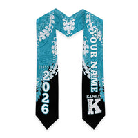 Custom Kapolei Hawaii High School Graduation Stole Class Of Year Puakenikeni Lei Hawaiian Pattern LT14 - Polynesian Pride