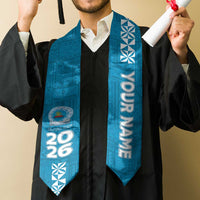 Custom Lavengamalie College Graduation Stole Tongan Ngatu Pattern LT05 - Polynesian Pride